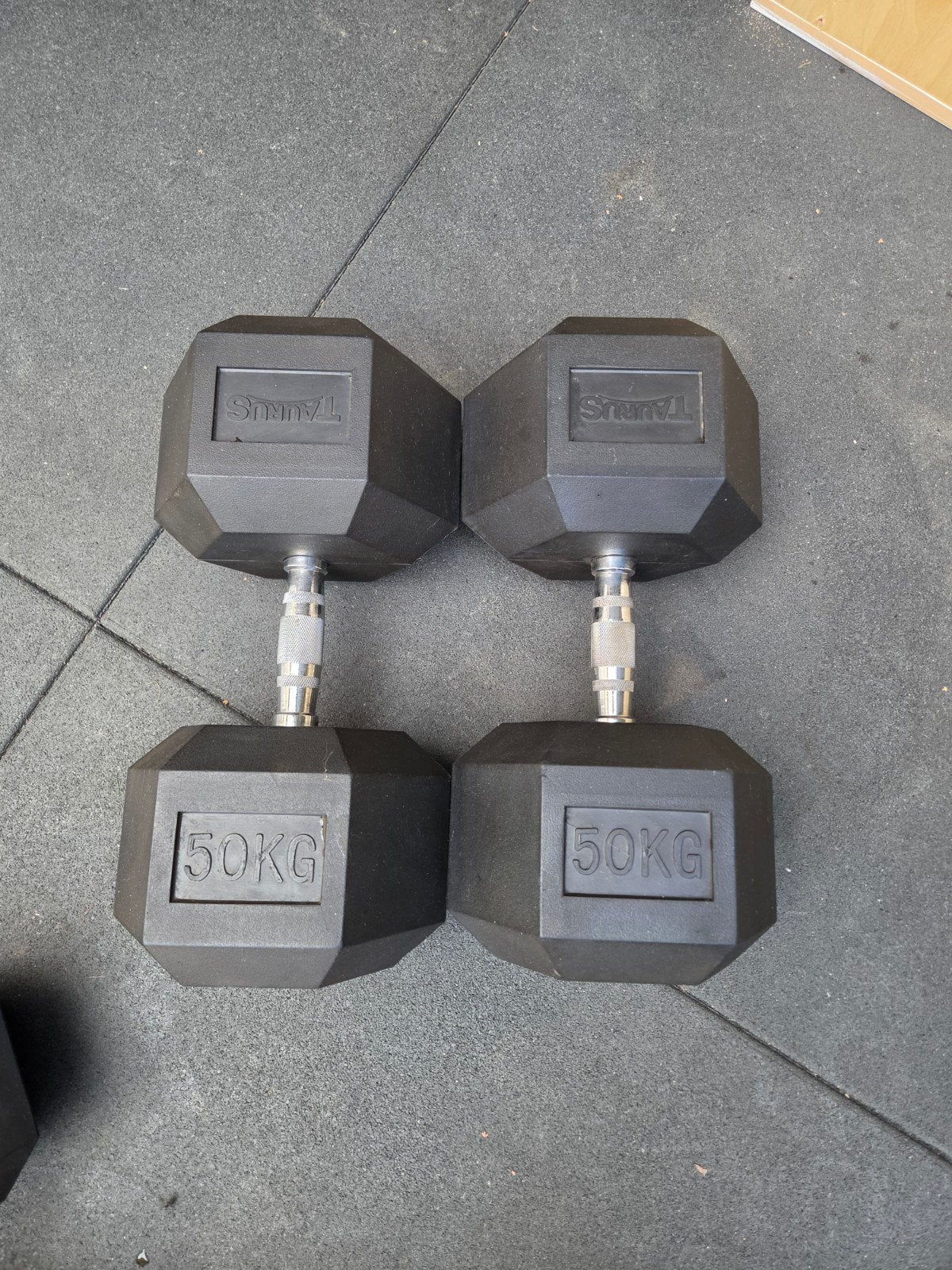 Set Hex dumbells 50kg, Ophalen, Nieuw, Dumbbell