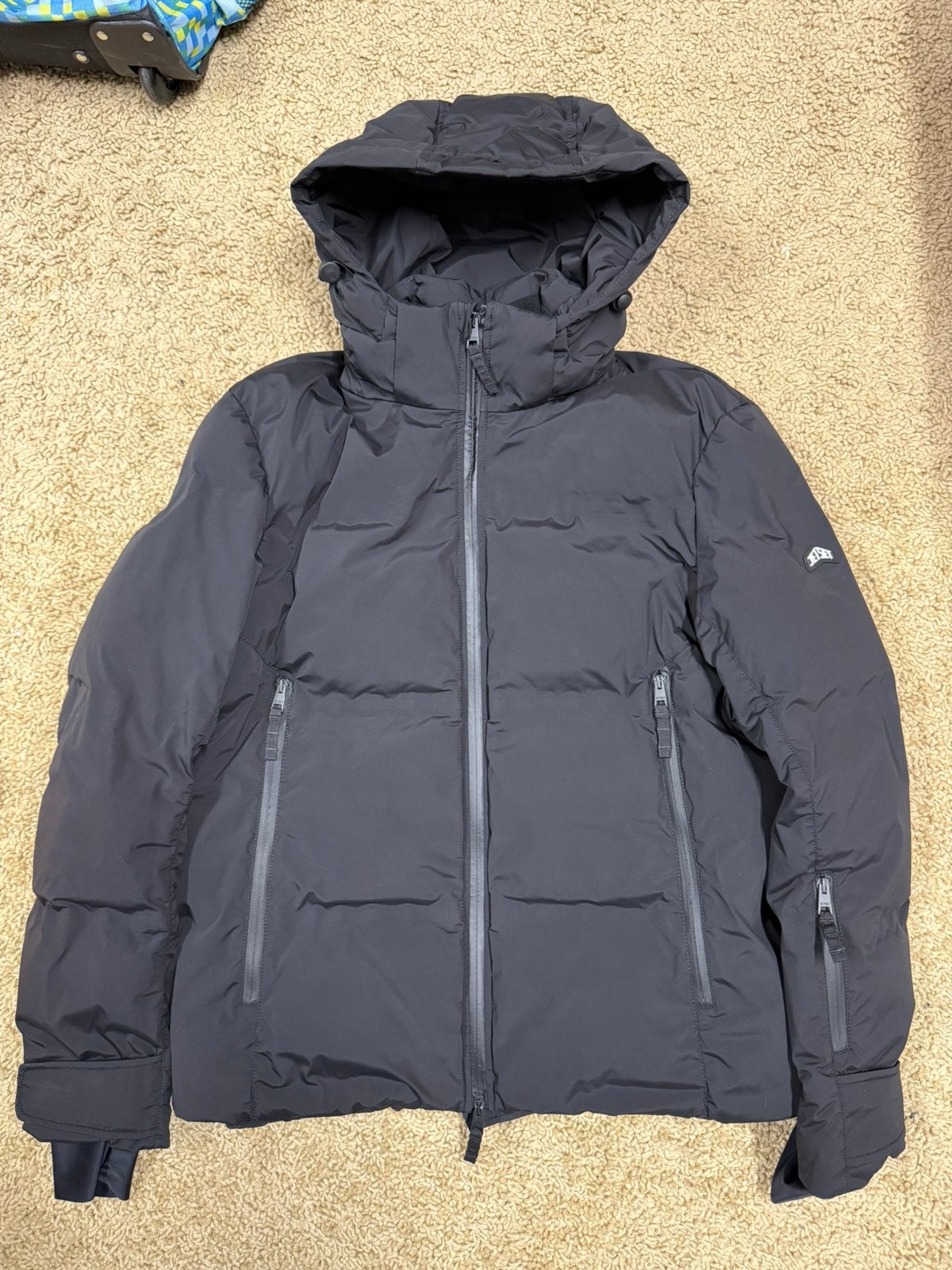 JetSet Skijas Zwart, Kleding | Heren, Ophalen of Verzenden, Zo goed als nieuw, Maat 52/54 (L), Jack