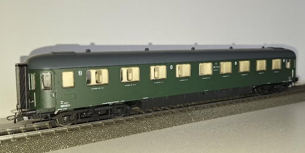 Roco H0 44294 - Bolkop Personenrijtuig 1/2e kl v.d NS in ovp, Wisselstroom, Ophalen of Verzenden, NS, Roco