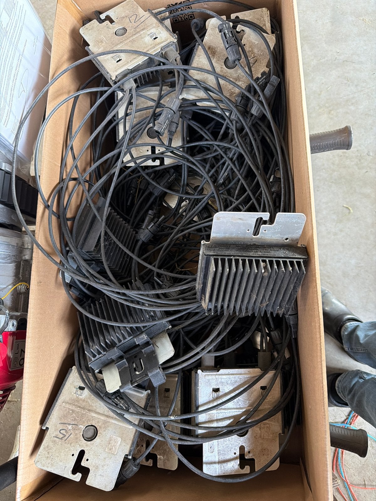 SolarEdge Power Optimizers - Gebruikt - 20 stuks, Doe-het-zelf en Verbouw, Ophalen, Gebruikt, Overige typen, 200 wattpiek of meer