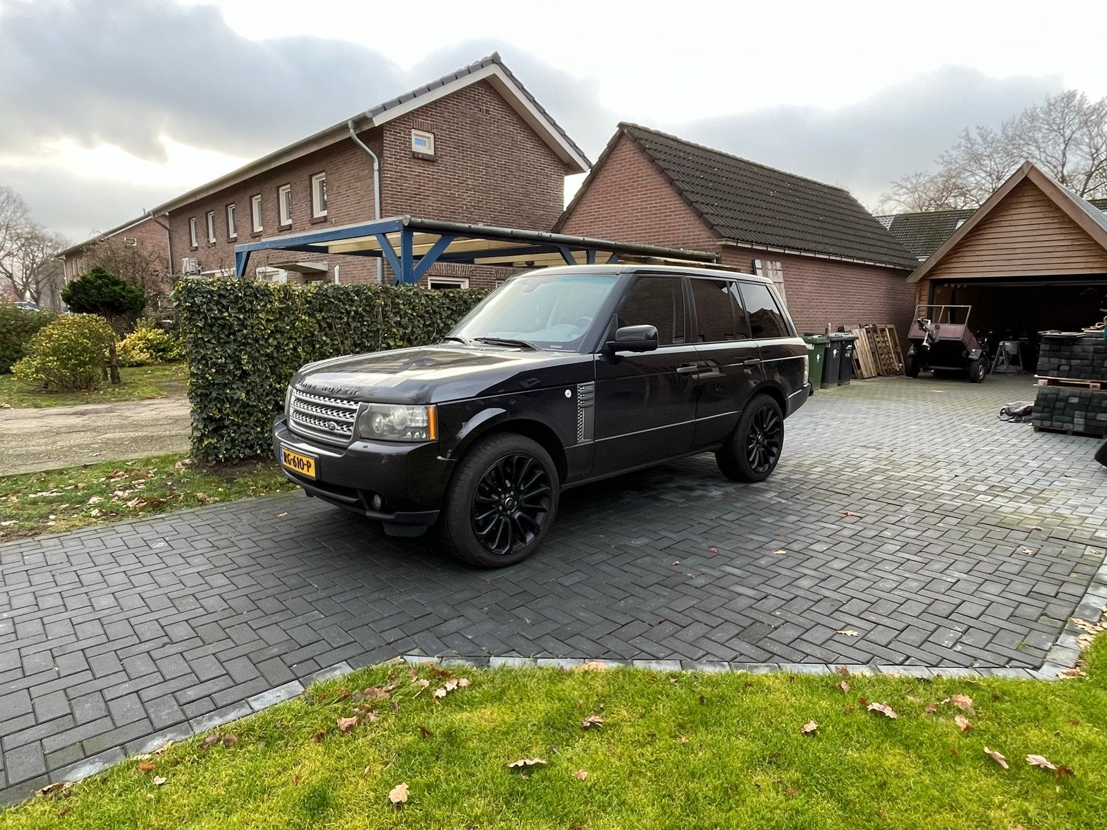 Land Rover Range Rover 5.0 V8 AUT 2010 Zwart, Auto's, Automaat, 510 pk, Zwart, Vierwielaandrijving