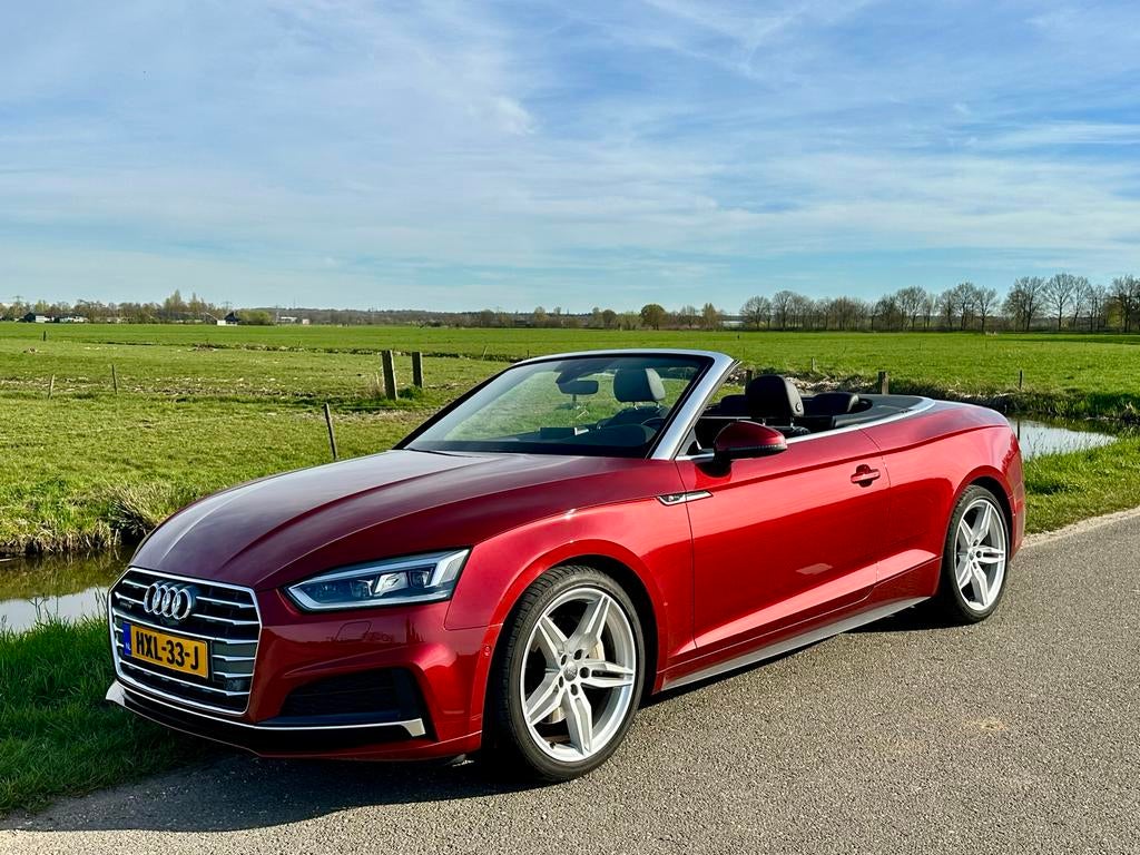 Audi A5 Cabrio 45 TFSI quattro S-line 29.000 km Full options, Auto's, Audi, Automaat, 4 cilinders, 4 stoelen, 245 pk