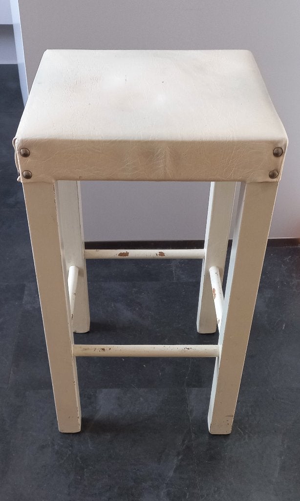 Krukjes 2 stuks bekleed, Ophalen, Gebruikt, Hout