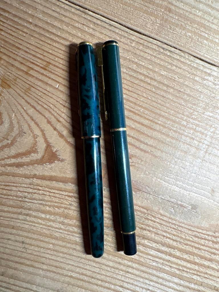 Vintage Parker Sonnet Vulpen & Pedemie Vulpen - Groen, Ophalen of Verzenden, Zo goed als nieuw, Pennenset, Parker