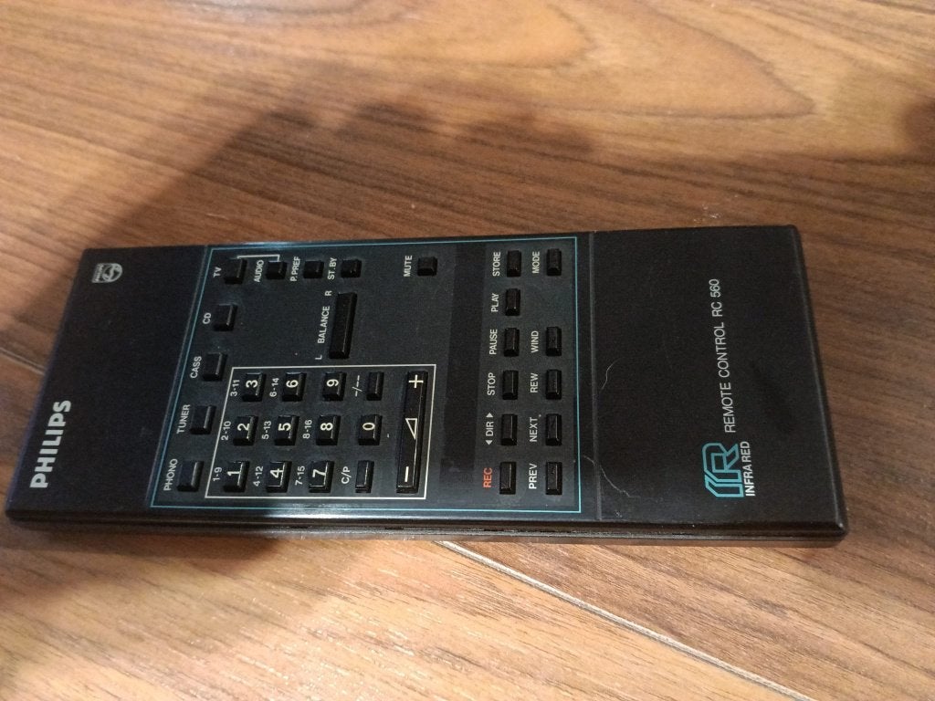 Philips afstand bediening audio RC560, Ophalen of Verzenden, Gebruikt, Philips