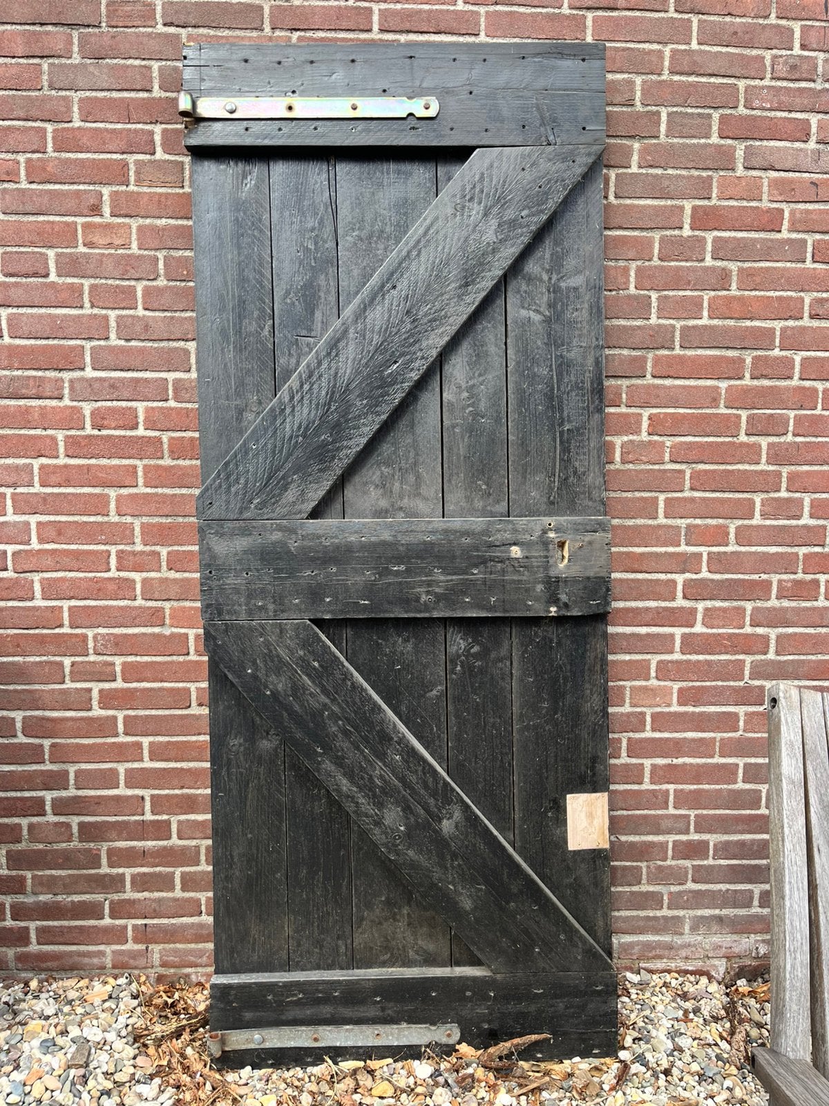 Schuttingdeur met hang- en sluitwerk | GRATIS, Tuin en Terras, Schuttingen, Ophalen, Minder dan 3 meter, Hout, 1 tot 2 meter
