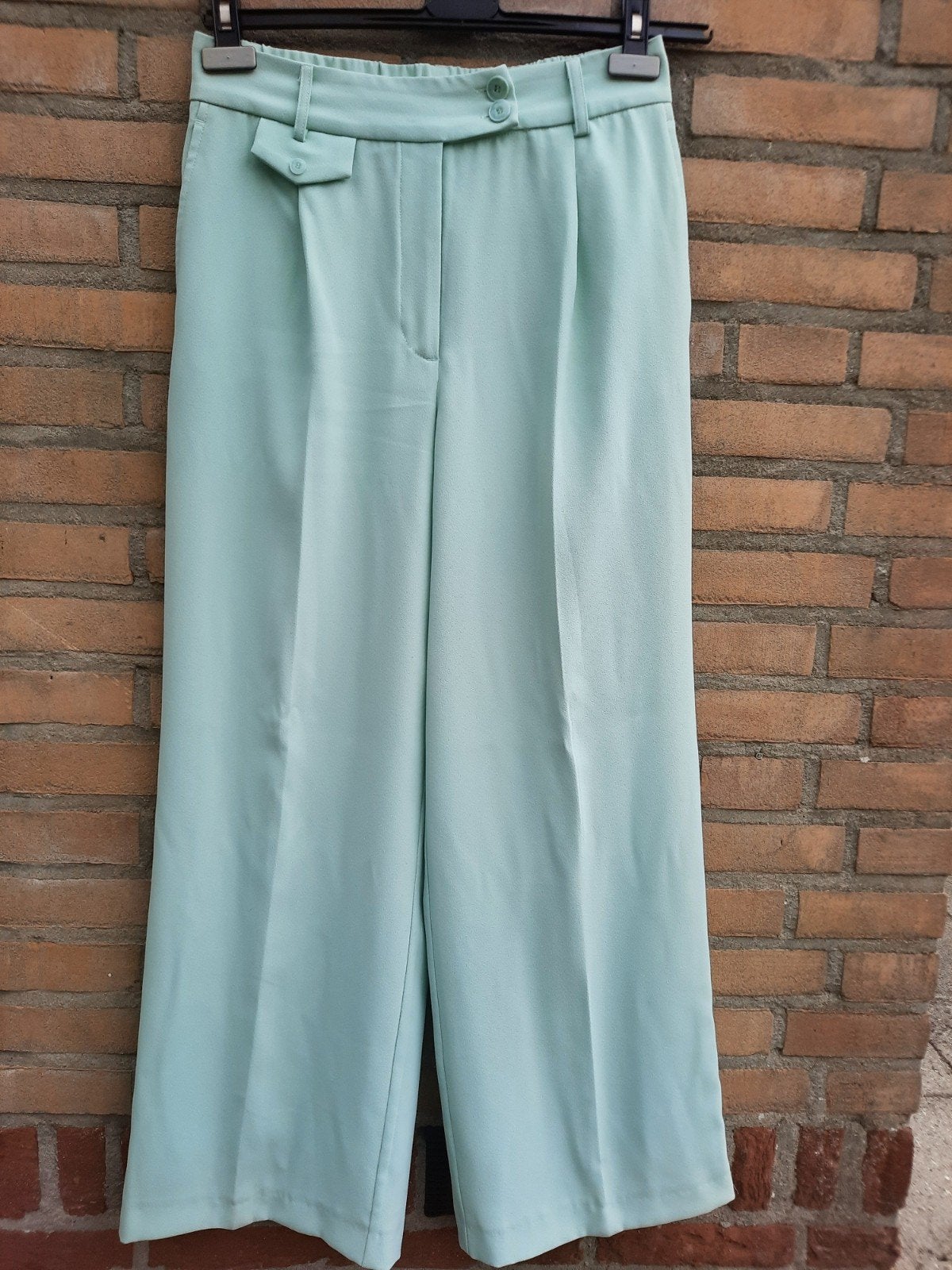 Dante6, serie: Zach, pantalon, mintgroen, maat 38/M., Ophalen of Verzenden, Zo goed als nieuw, Lang, Groen