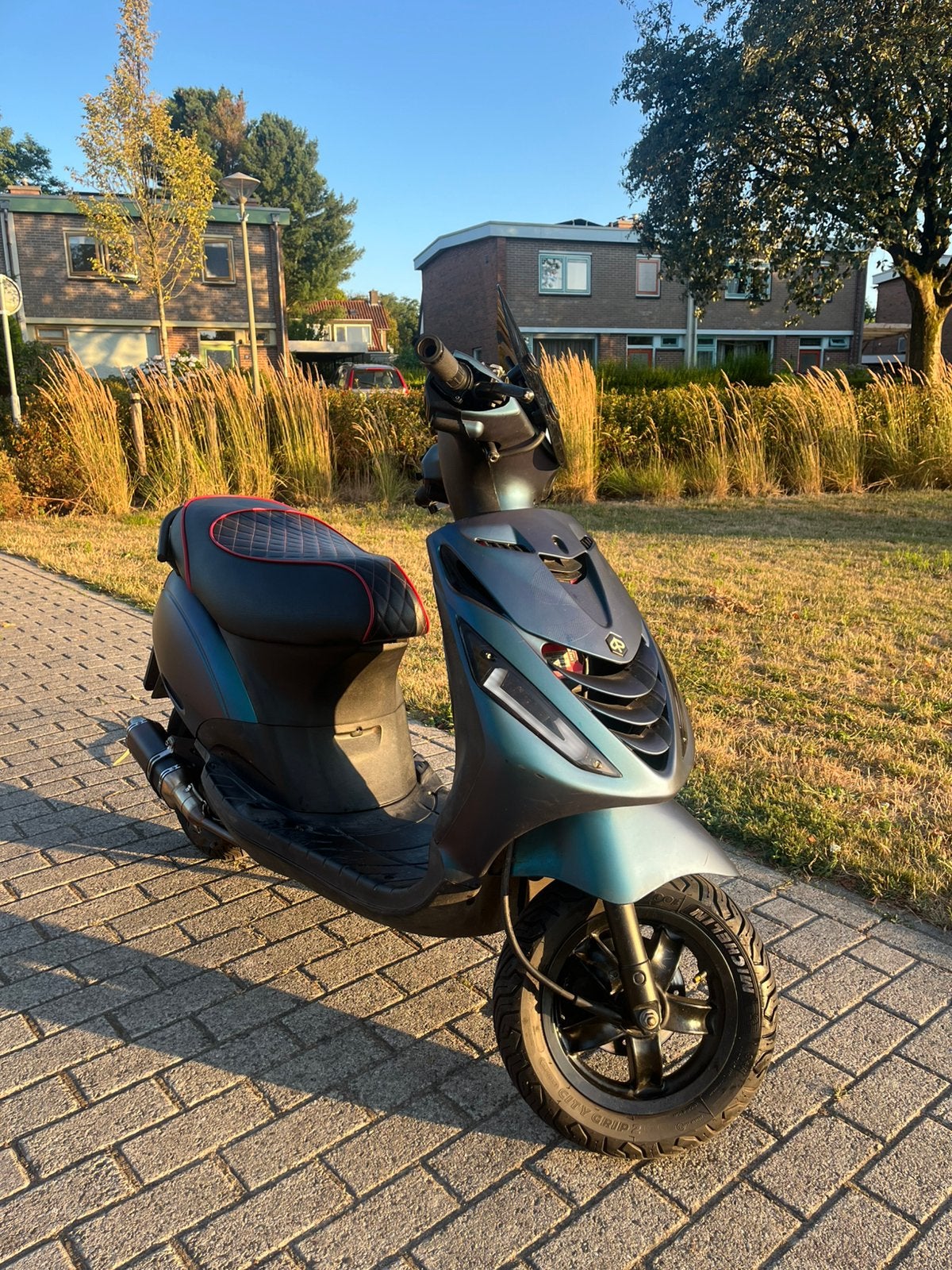 Piaggio zip 4 takt scooter, 50cc malossi Iget, Ophalen, Maximaal 45 km/u, Zip, Zo goed als nieuw