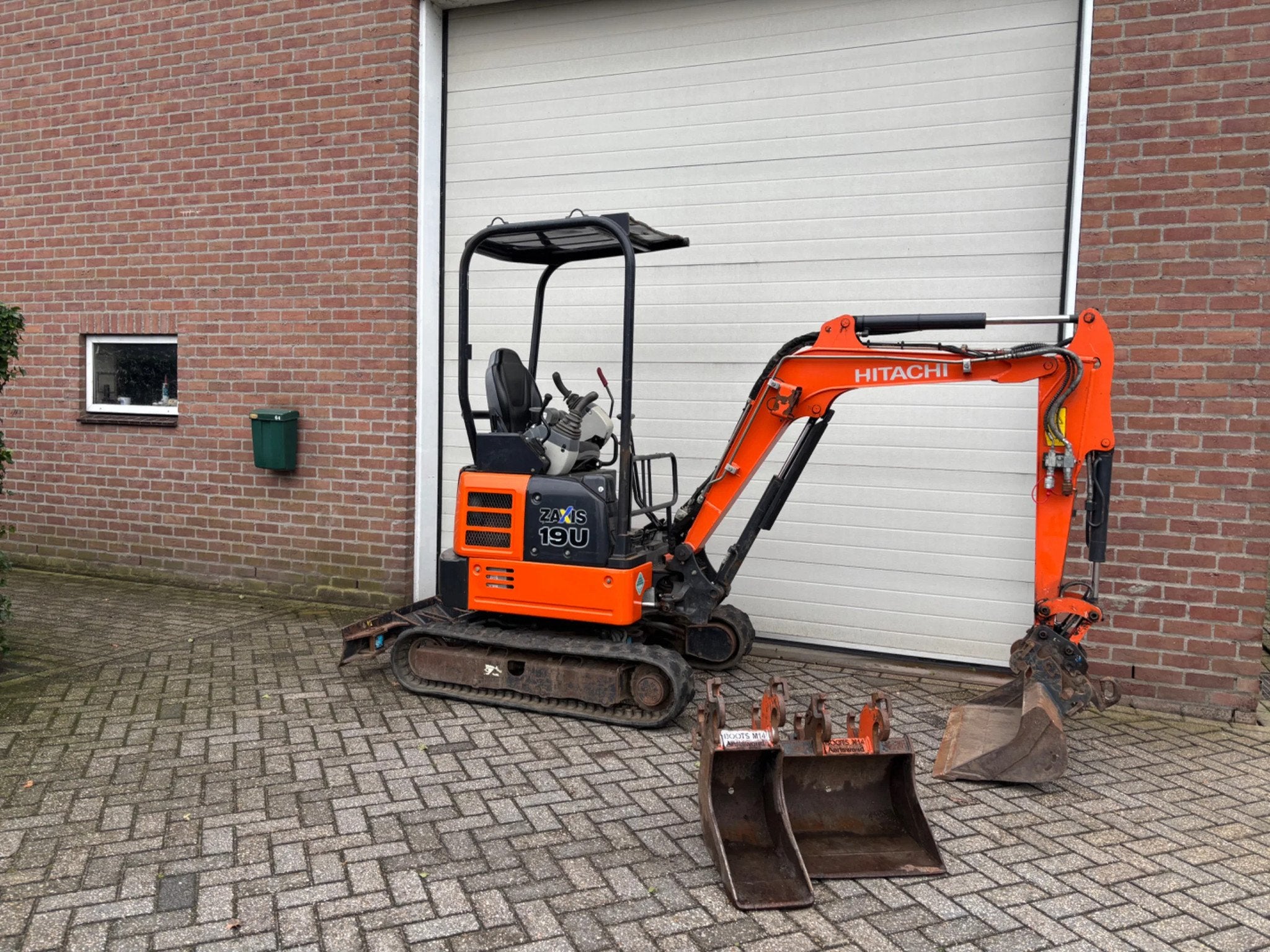 Hitachi ZX19U-5A Minigraver graafmachine Sloop/Sorteer!, Graafmachine