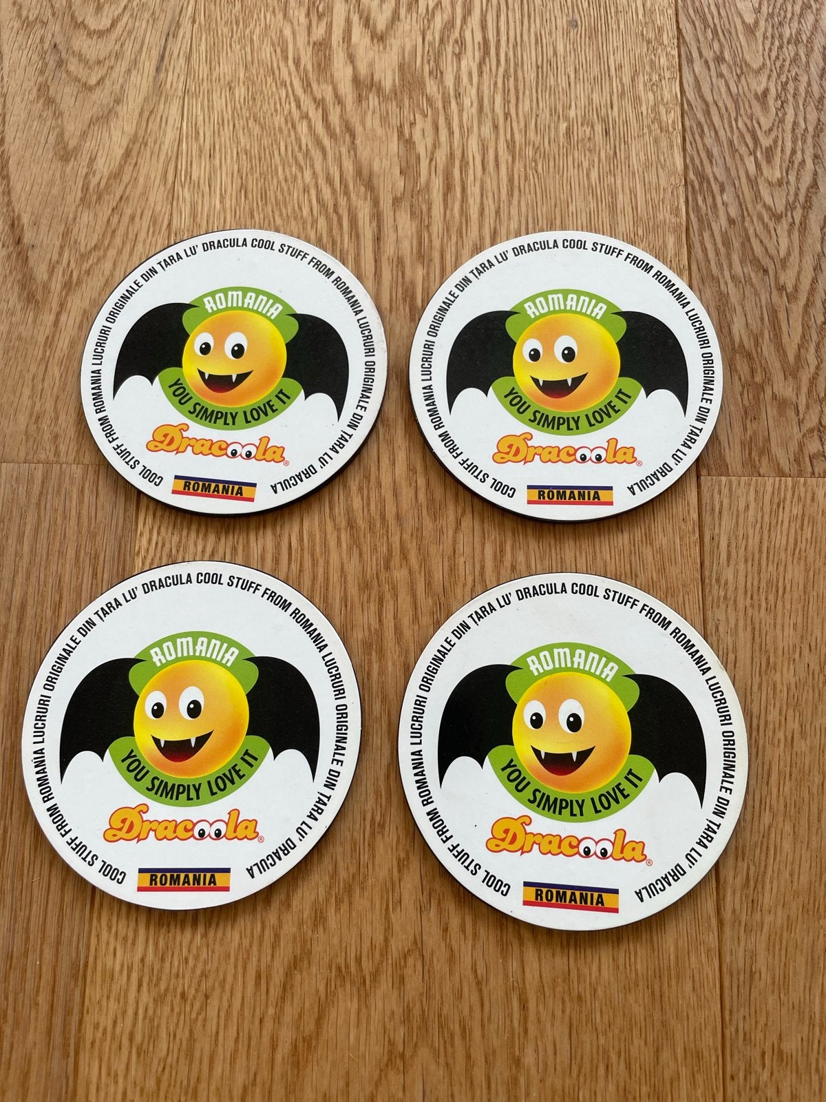 Nieuwe onderzetters met Dracula-thema, Kurk, Glasonderzetter, Ophalen of Verzenden, Antislip
