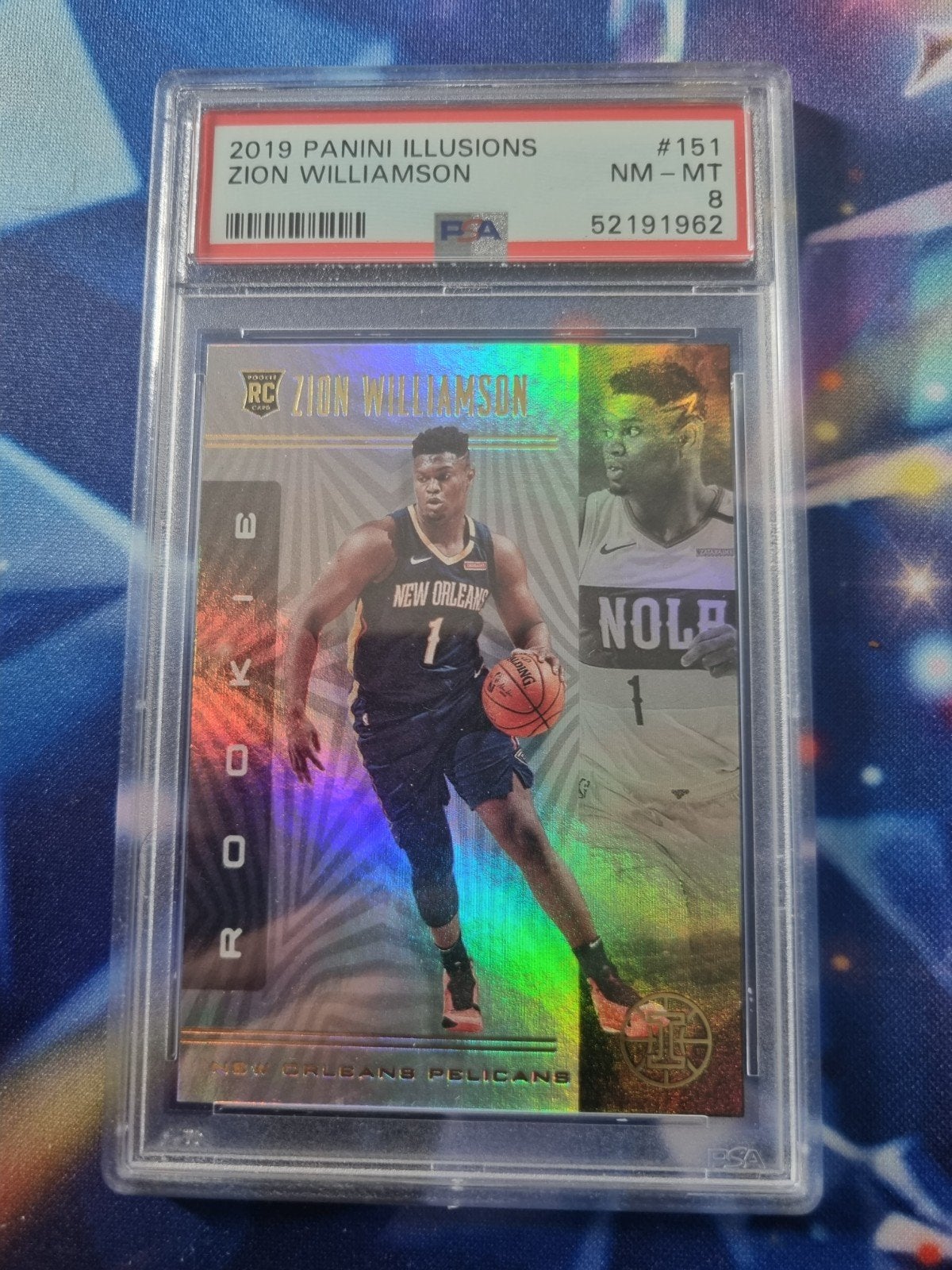 Zion Williamson 2019 Panini Illusions Rookie PSA 8, Ophalen of Verzenden