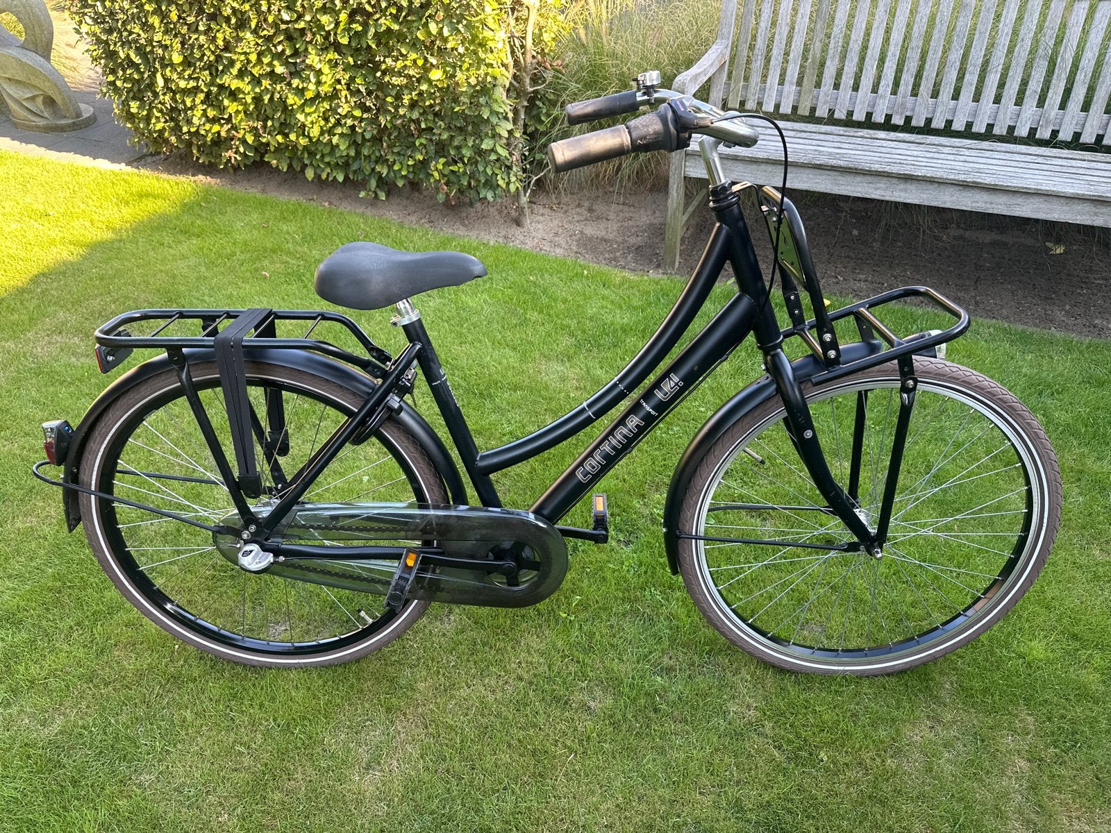 Cortina U4 Transportfiets meisjesfiets 26 inch /3 versn., Fietsen en Brommers, Fietsen | Heren | Herenfietsen, Terugtraprem, Gebruikt