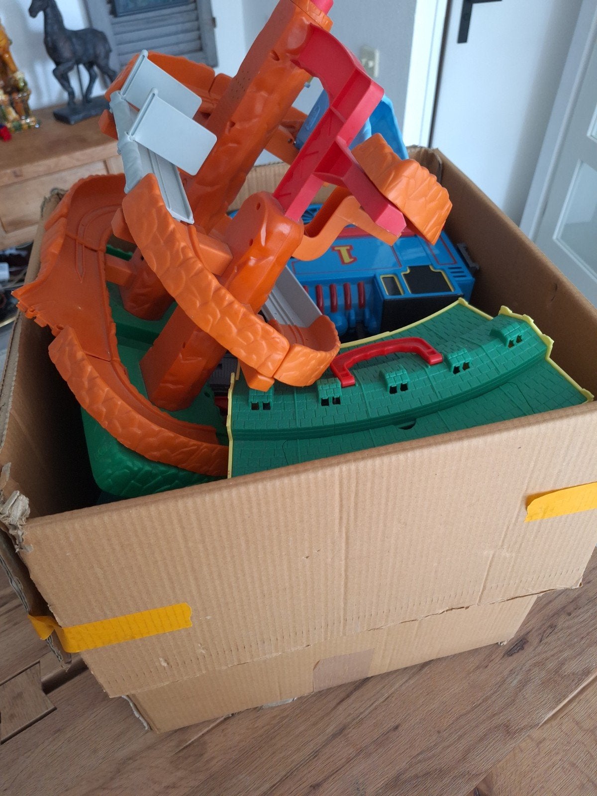 Grote doos Thomas de Trein tekoop, Kinderen en Baby's, Ophalen, Zo goed als nieuw