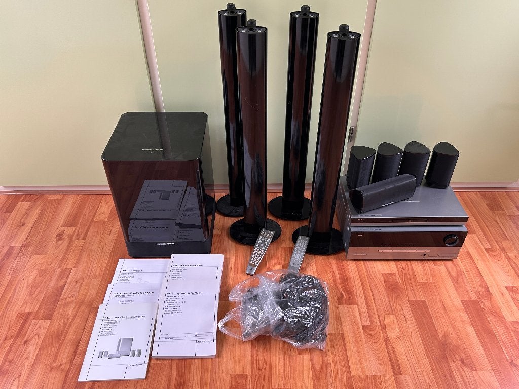 Harman/Kardon Home Theater Speaker System, 7.1-systeem, Gebruikt, 70 watt of meer, Overige spelers
