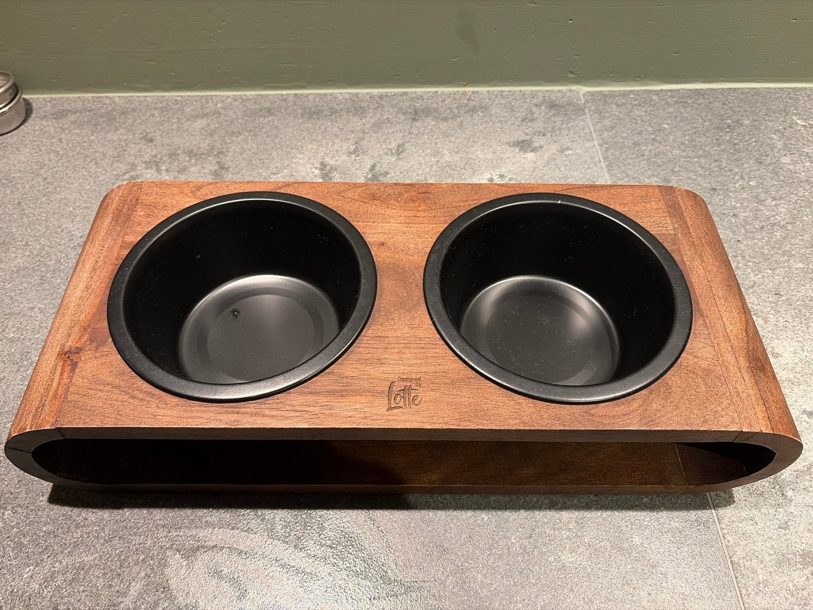 Luxe dinerset hond, Dieren en Toebehoren, Ophalen of Verzenden, Zo goed als nieuw