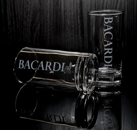Bacardi glazen longdrinkglazen ( 09, Verzenden, Nieuw, Gebruiksvoorwerp