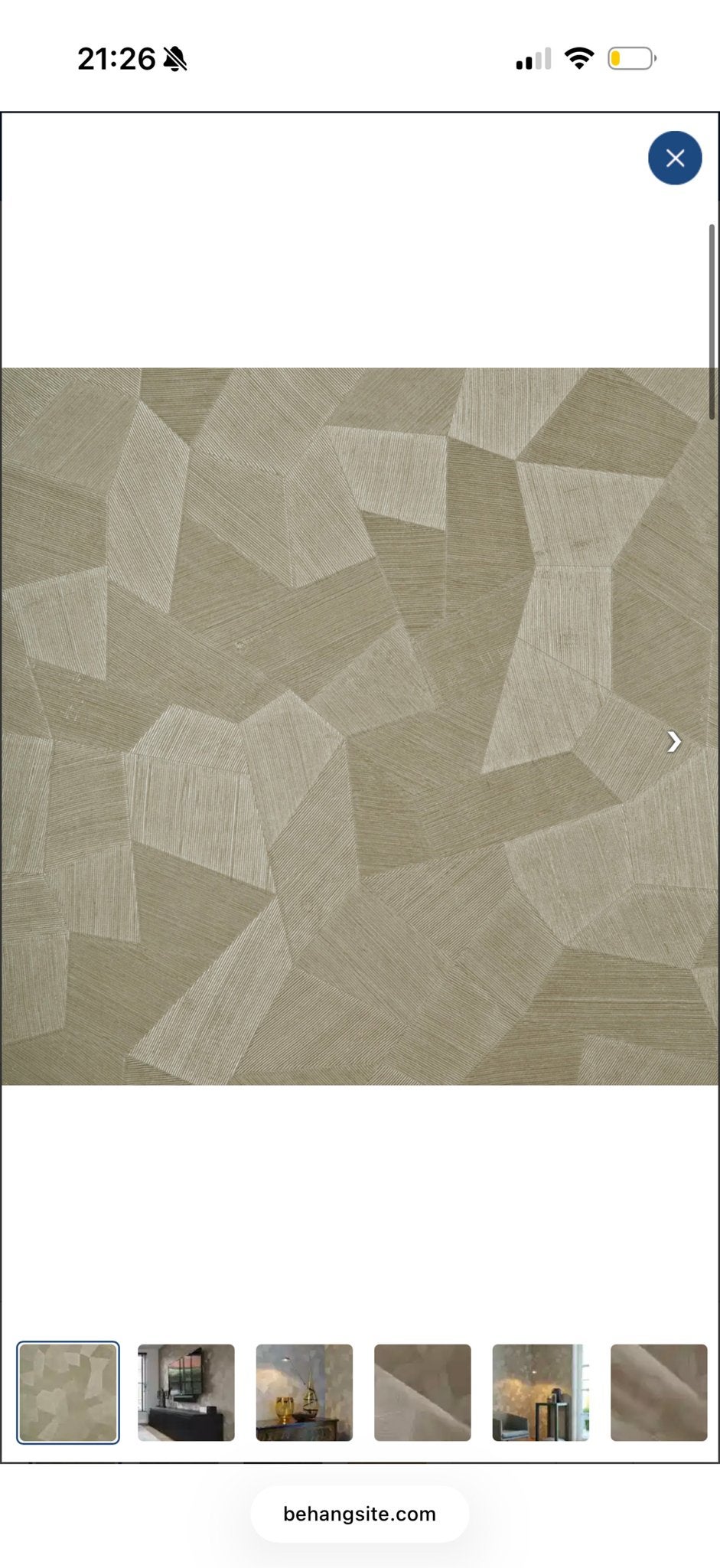 Behang Arte Monsoon Facet 75301 - 2 ongeopende rollen, Huis en Inrichting, Stoffering | Behang, Beige, 10 tot 25 m², Ophalen of Verzenden