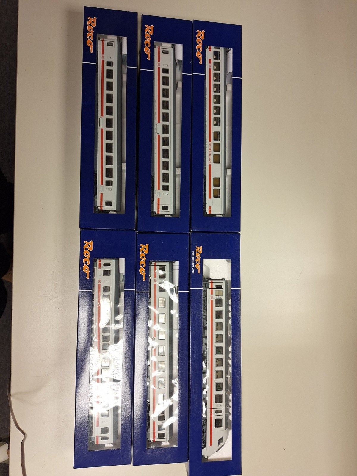 Roco H0 ICE 1 Wagons (6 stuks) 65804 tm 65809, Ophalen of Verzenden, Zo goed als nieuw, Wagon, Roco