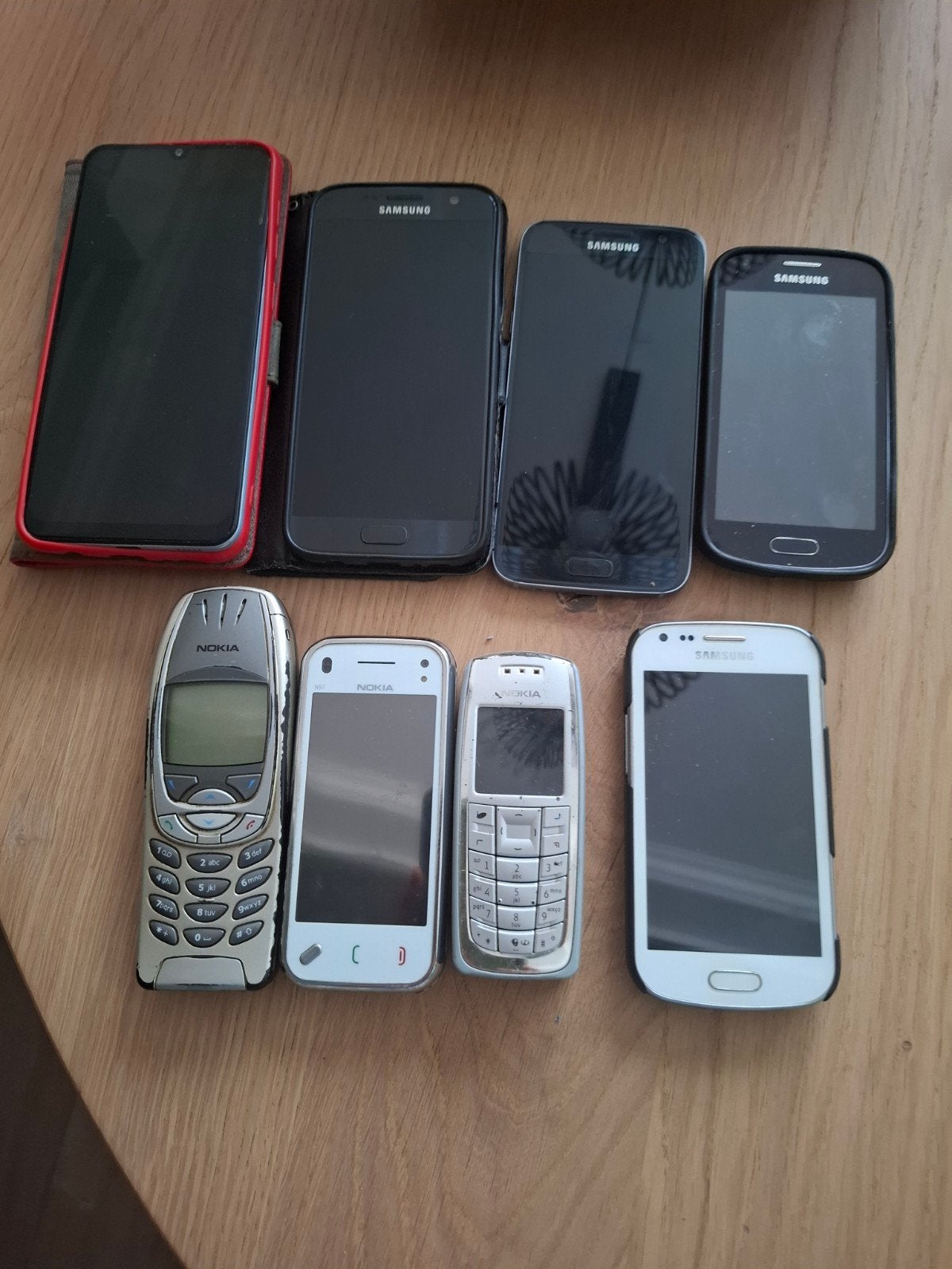 Partij mobiele telefoons en opladers, Telecommunicatie, Mobiele telefoons | Overige merken, Gebruikt, Overige modellen, Ophalen of Verzenden
