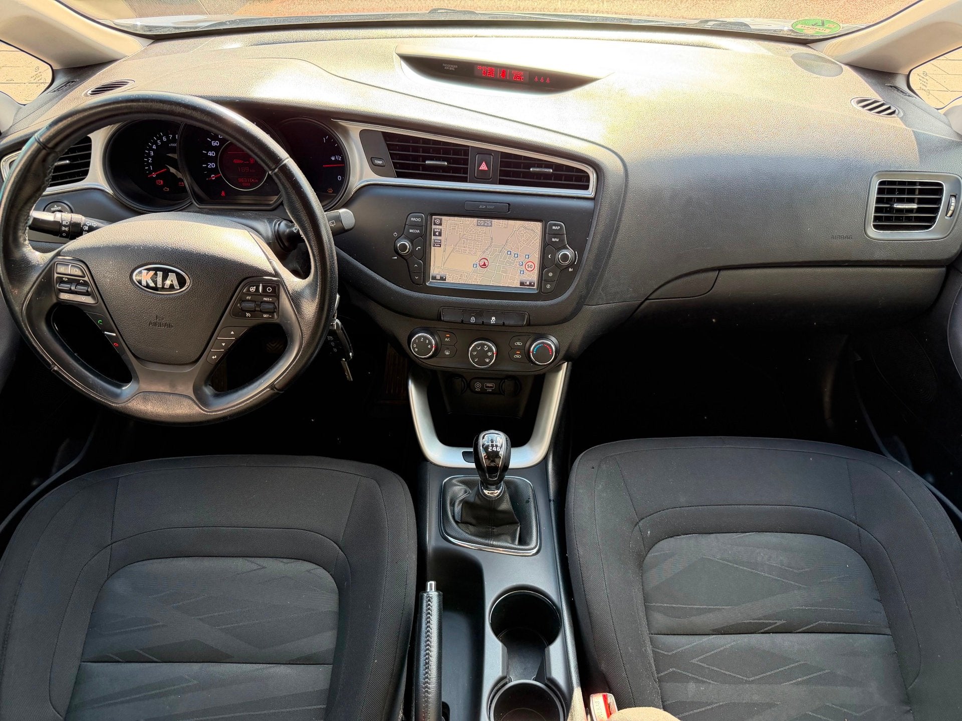 Kia Cee'd Sportswagon 1.0 T-GDi First Edition / Navi / Camer, Auto's, Voorwielaandrijving, Stof, Gebruikt, Met garantie (alle)
