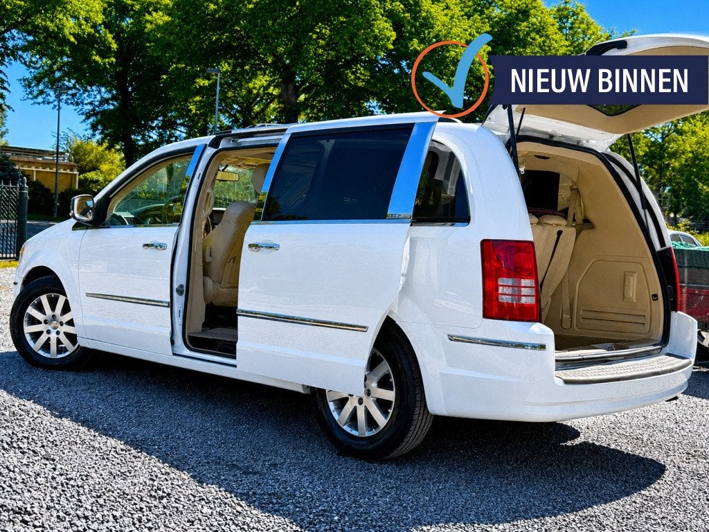 Chrysler Grand Voyager 4.0 V6 LIMITED WHITE OPEN-DAK J.DAIML, Auto's, Automaat, Beige, Grand Voyager, 7 stoelen