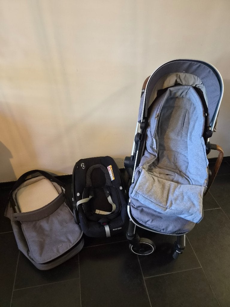 Joolz Day+ kinderwagen met Maxi Cosi en adapters, Gebruikt, Met autostoeltje, Combiwagen, Ophalen