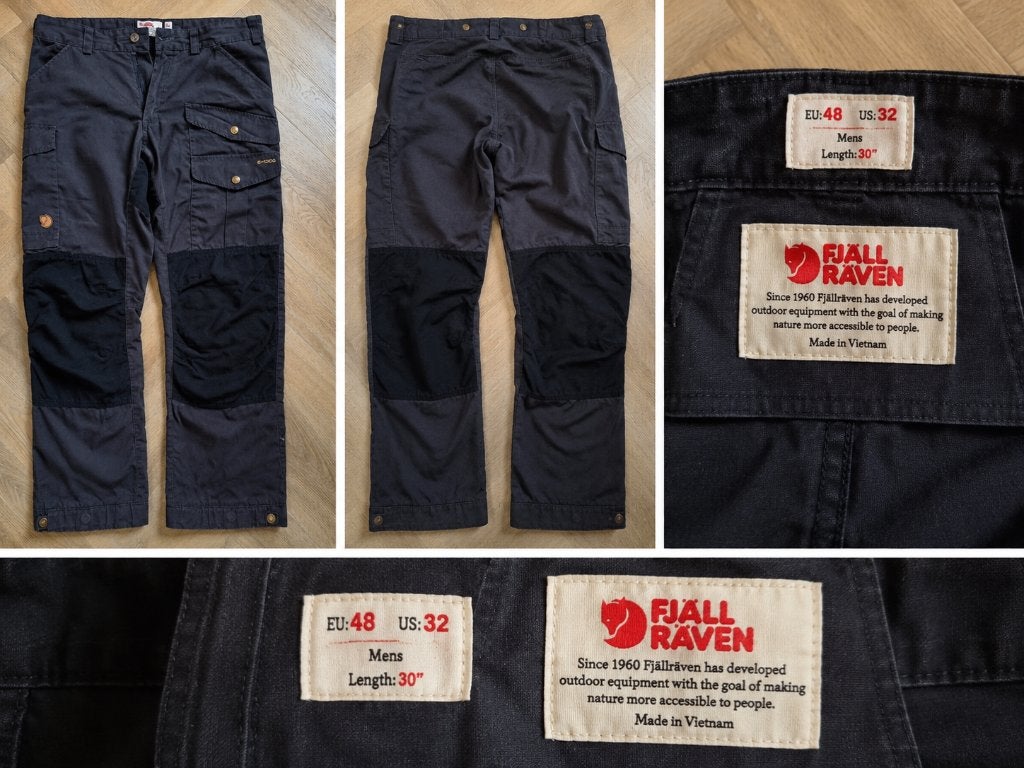 Fjällraven Vidda pro maat 48 lengte 30" outdoorbroek, Fjallraven, Maat 48/50 (M), Zwart, Ophalen of Verzenden