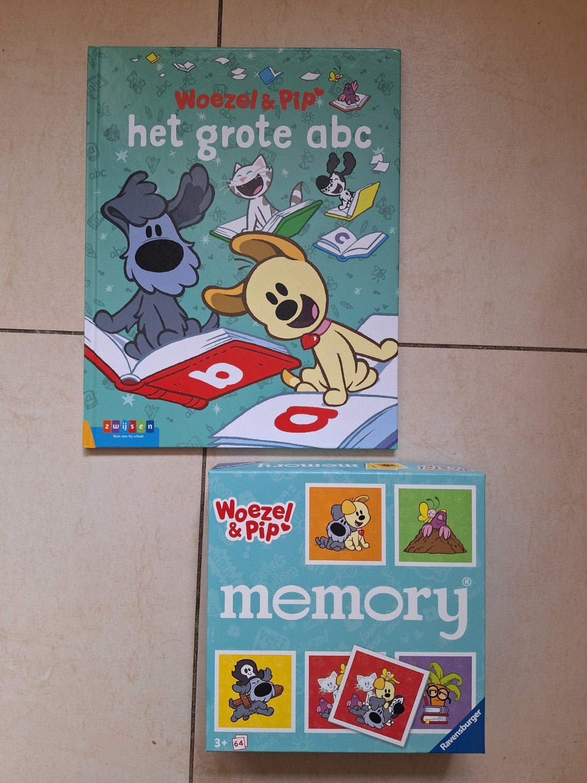 Woezel en Pip set memory en het grote abc-boek, Ophalen of Verzenden, Nieuw