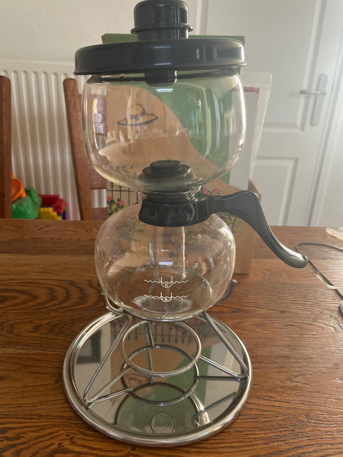 Vintage koffiezetapparaat  percolator Syphon Coffee Maker, Koffiemachine, Gemalen koffie, Ophalen of Verzenden, Zo goed als nieuw