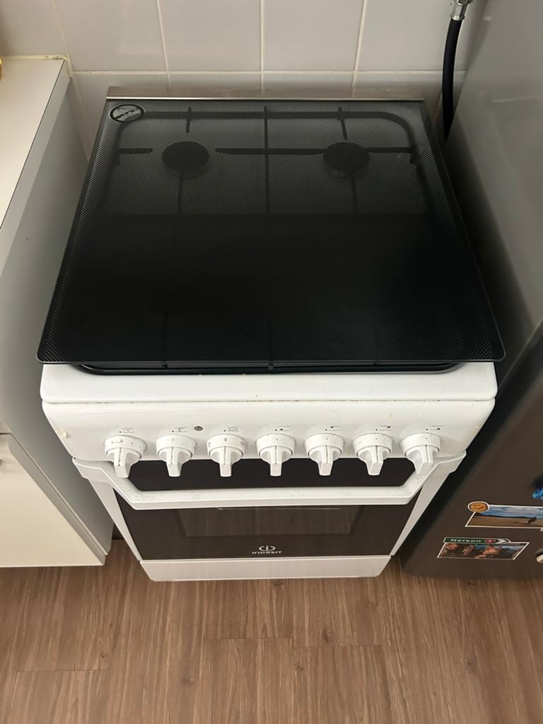 Gasfornuis en oven in 1, Ophalen, Gebruikt, Grill, 4 kookzones