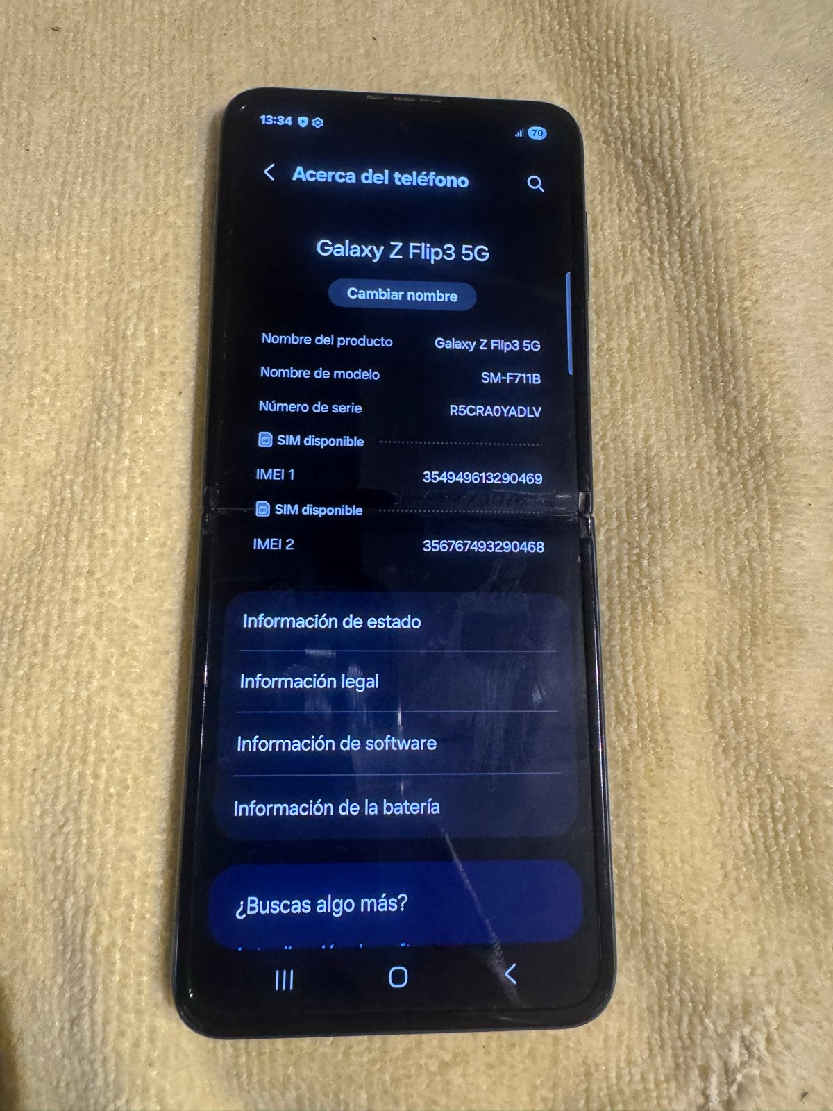 Samsung Galaxy Z Flip 3 256 GB, Telecommunicatie, Mobiele telefoons | Samsung, Zwart, Touchscreen, Ophalen of Verzenden, Zo goed als nieuw
