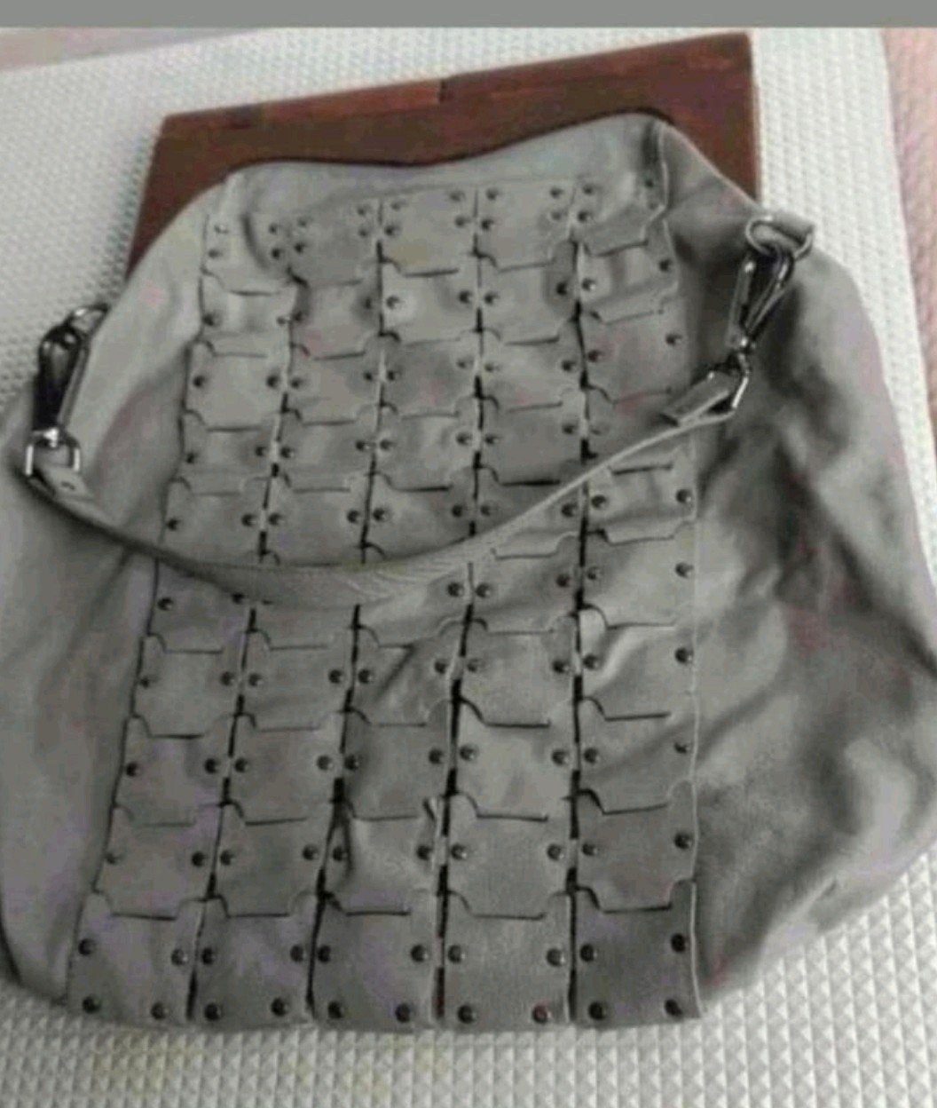SALESALESALE Z.g.a.n. Grijze Lederen tas van Zara etc., Ophalen of Verzenden, Zo goed als nieuw, Grijs, Shopper