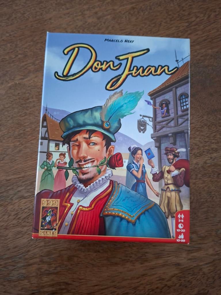 Don Juan - Leuk kaartspel van 999 Games, Vijf spelers of meer, Ophalen of Verzenden, Zo goed als nieuw, 999 Games
