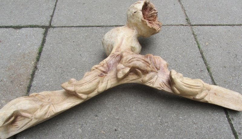 OPRUIMING - KIKKERS - UIT HOUT GESNEDEN NU VOOR 14,50, Ophalen of Verzenden, Nieuw, Beeldje of Figuurtje