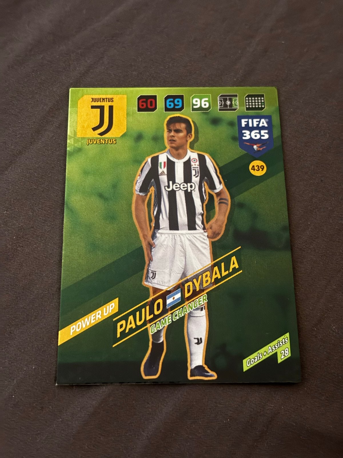 FIFA 365 Adrenalyn XL Spelerskaart Dybala Juventus, Ophalen of Verzenden, Zo goed als nieuw, Buitenlandse clubs, Spelerskaart