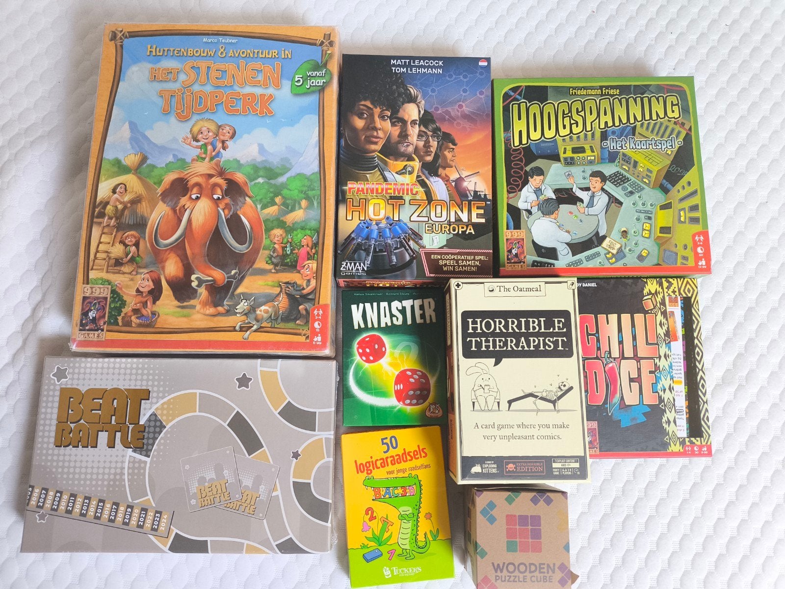 Diverse bordspellen en kaartspellen, Vijf spelers of meer, Ophalen, Gebruikt, Diverse uitgevers