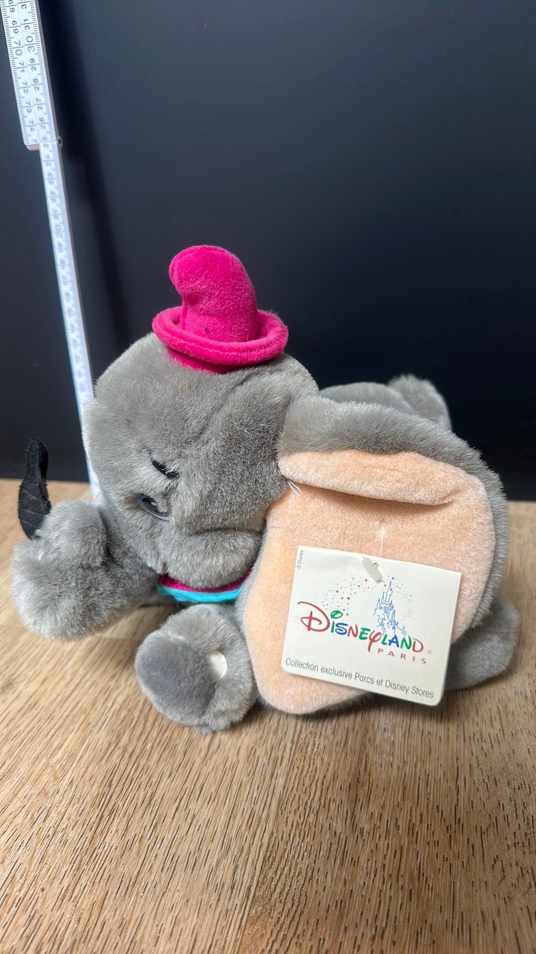 Disney Dombo Dumbo knuffel met label 25 cm, Ophalen of Verzenden, Overige figuren, Nieuw, Knuffel