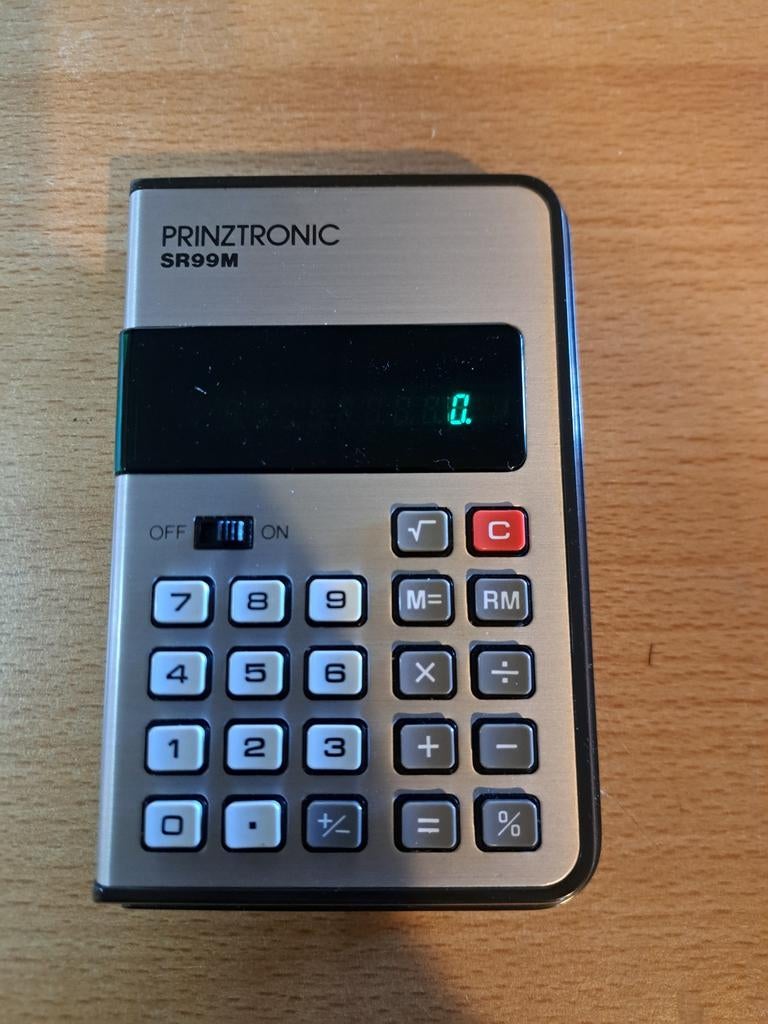 Vintage calculator Electronic Prinztronic, Ophalen of Verzenden