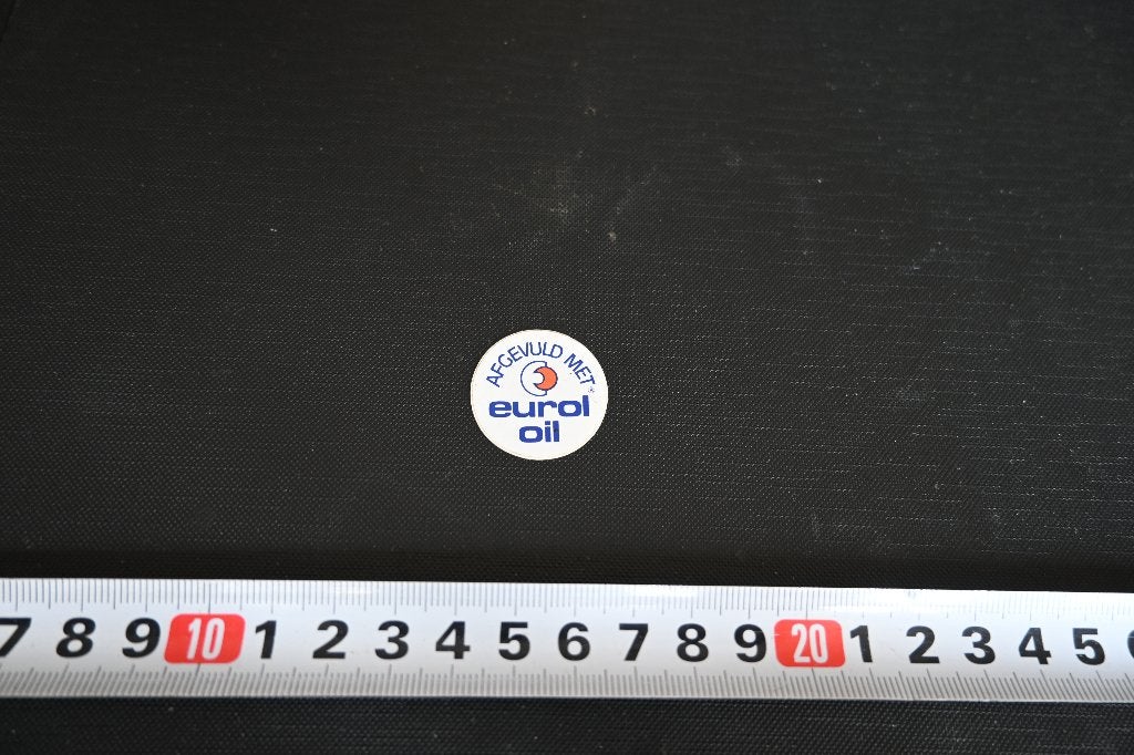 sticker afgevuld met EUROL OIL, Ophalen, Zo goed als nieuw