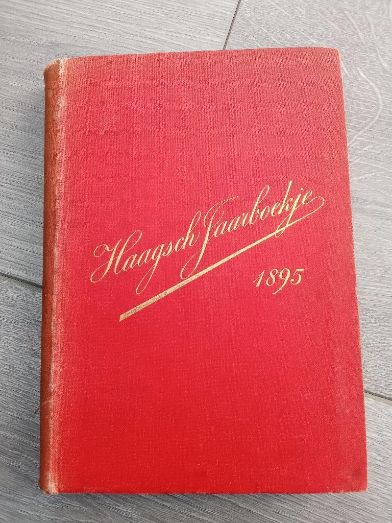 Haagsch Jaarboekje 1895, Antiek en Kunst, Ophalen of Verzenden