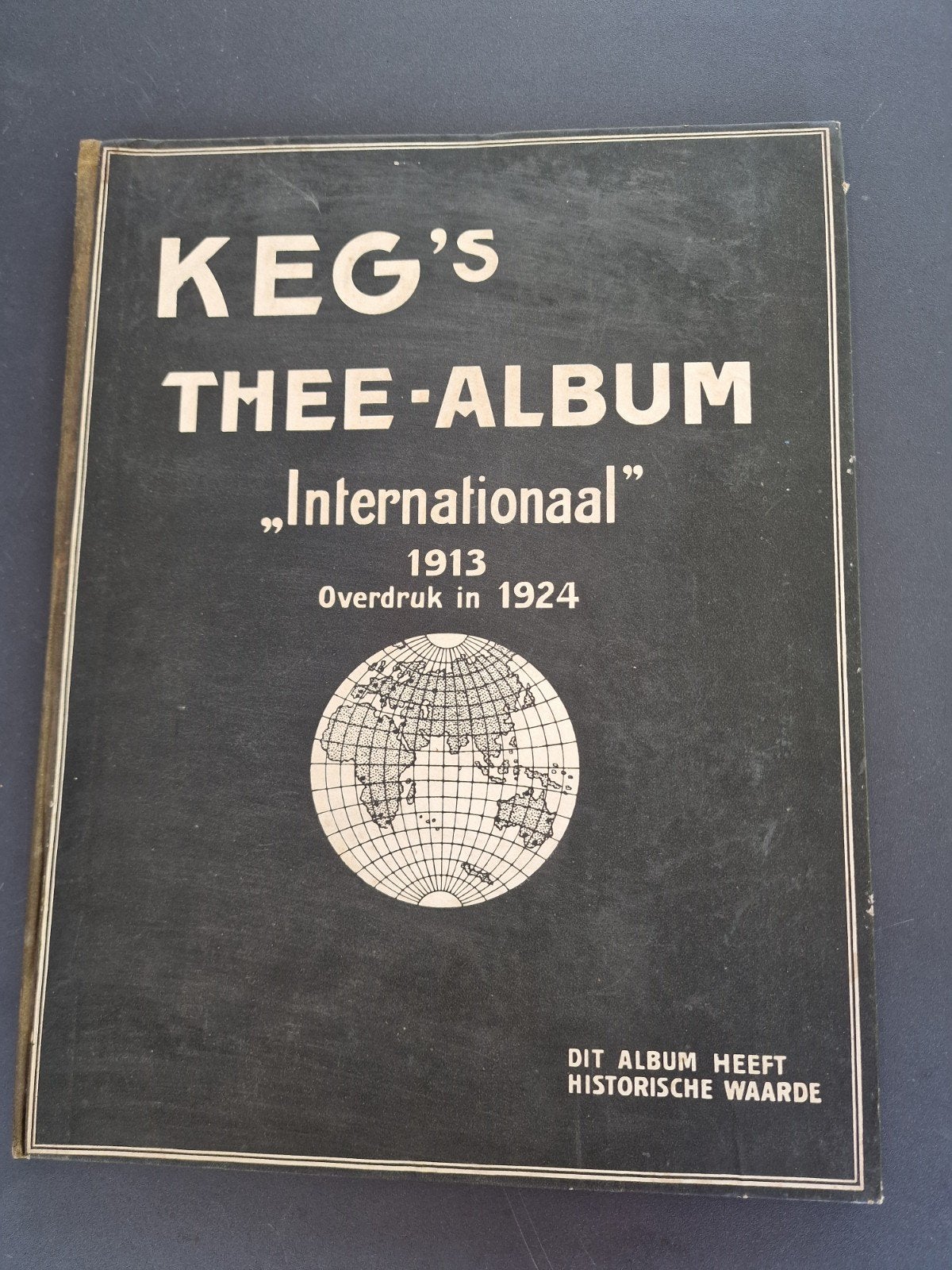 Keg's Thee-Album "Internationaal" 1913, herdruk 1924, Ophalen of Verzenden, Voor 1920, Tijdschrift