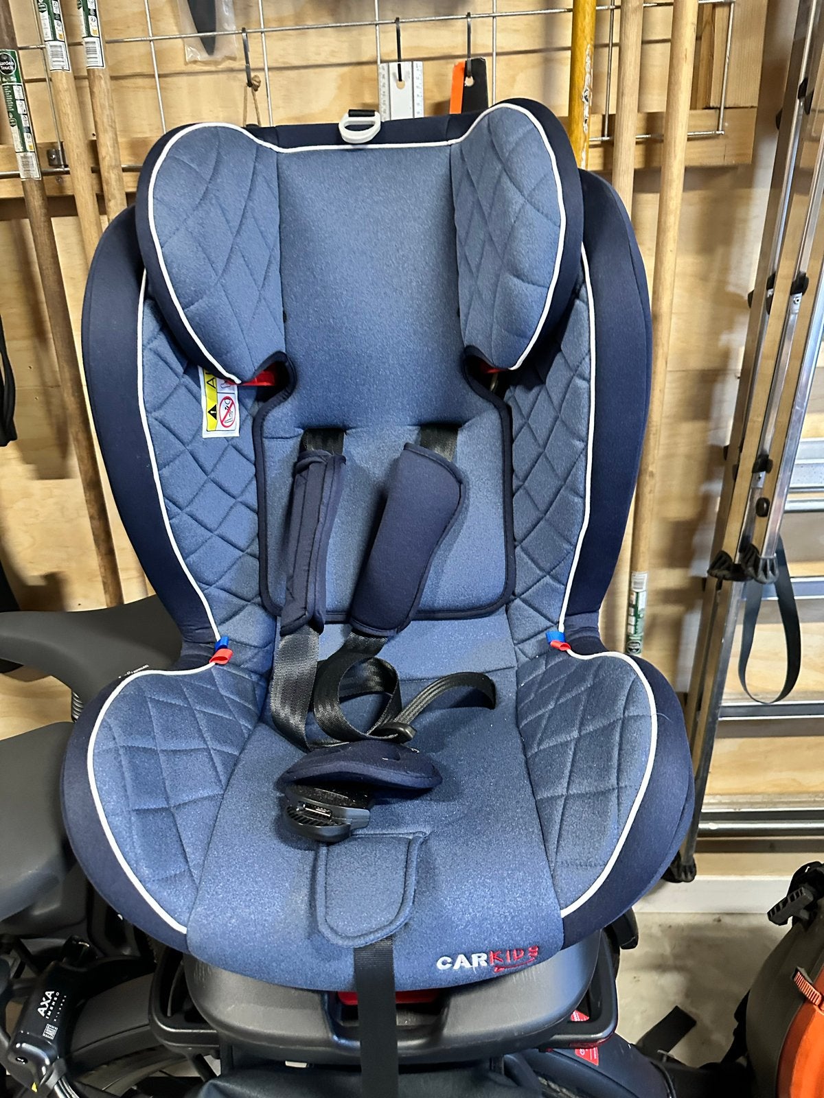 Carkids Kinderzitje blauw groep 0+/1/2/3 Isofix 360, 0 t/m 18 kg, Zo goed als nieuw, Isofix, Ophalen