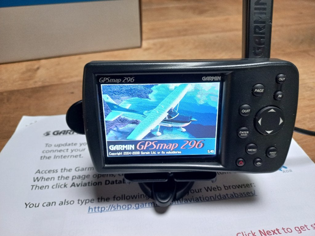 Garmin GPSmap 296 - Accu defect, werkt op externe spanning, Ophalen, Overige gebieden, Garmin, Zo goed als nieuw