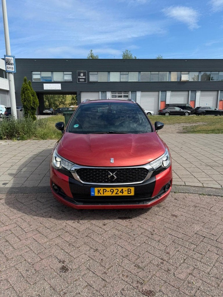 DS 4 1.6 VTI 121KW AUT 2016, Auto's, DS, Bedrijf, DS 4, Benzine, C, Hatchback, Automaat, Origineel Nederlands, Rood, Beige, Leder