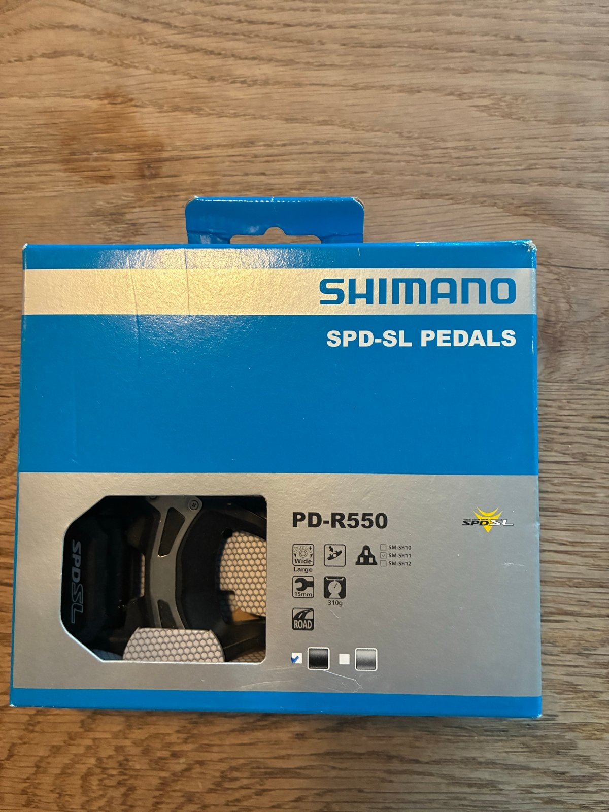 Shimano SPD-SL PD-R550 racefiets pedalen nieuw, Fietsen en Brommers, Fietsonderdelen, Crankstel of Pedalen, Overige materialen