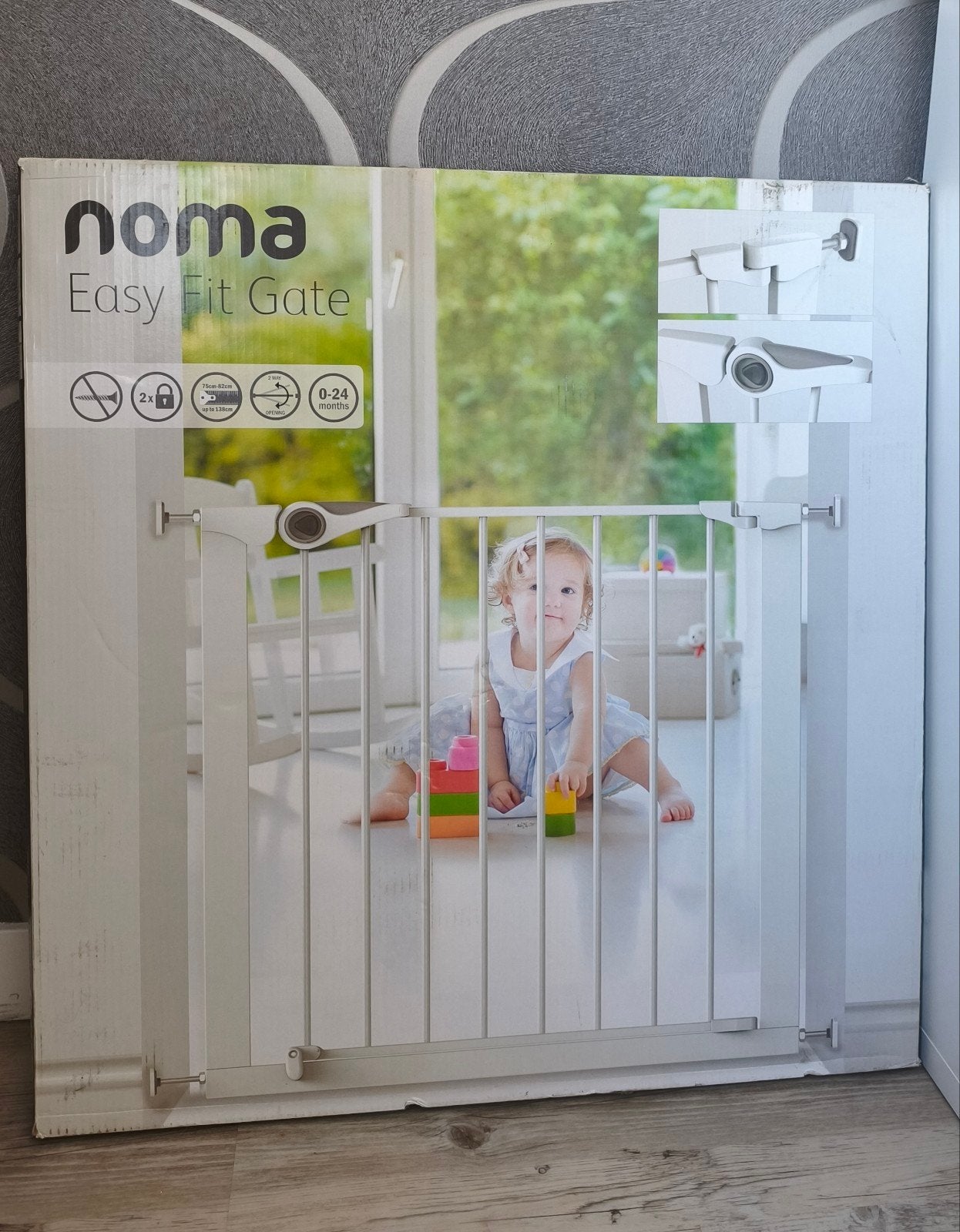 Noma Easy Fit Pressure Traphekje - Nieuw en Gebruikt, Kinderen en Baby's, Nieuw, Ophalen of Verzenden, Metaal of IJzer, 115 cm of meer