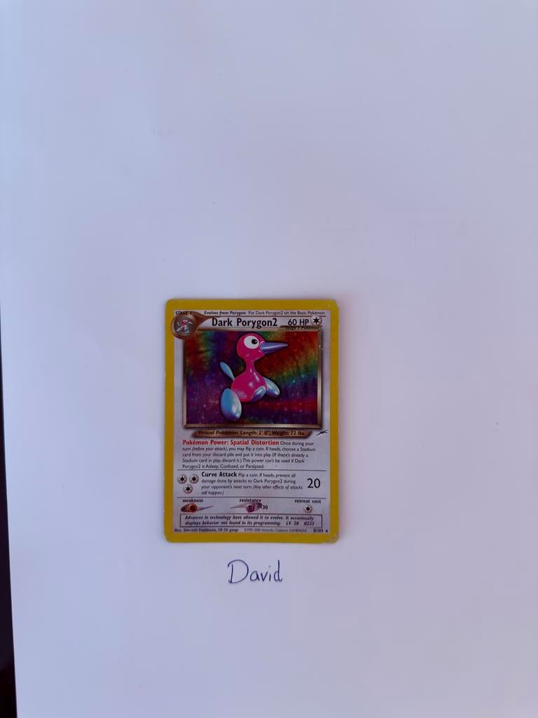 Dark Porygon2 8/105 holo, Ophalen of Verzenden, Zo goed als nieuw, Losse kaart