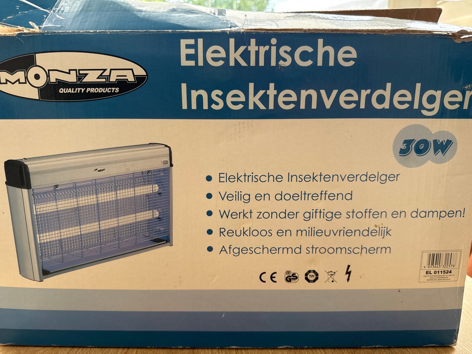 Monza Elektrische Insectenverdelger 30W - Nieuw in doos, Dieren en Toebehoren