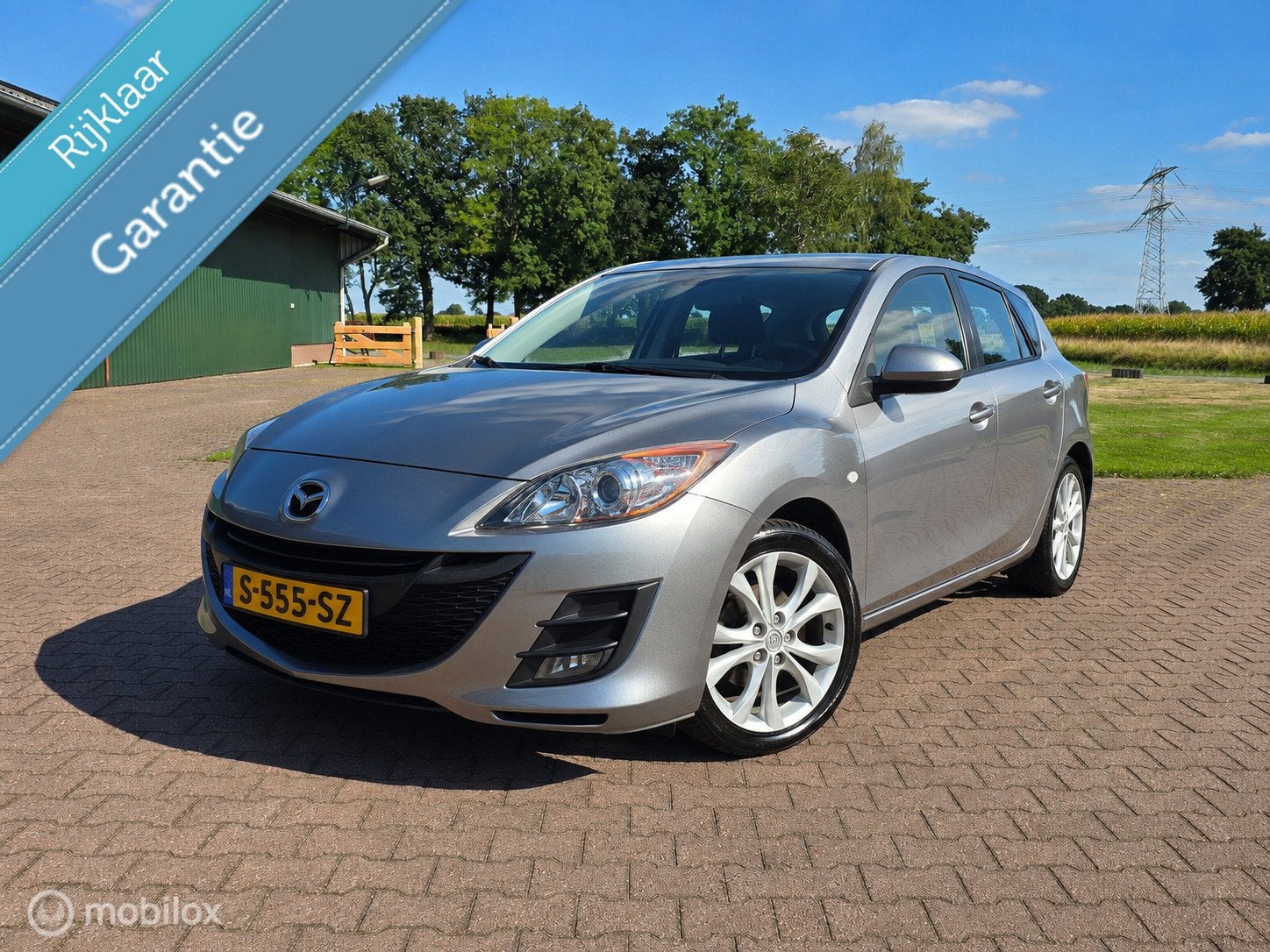 Mazda 3 1.6 GT-L/CLIMA/PDC/17 INCH/STOELVERWARMING/55.842KM!, Auto's, Voorwielaandrijving, Stof, Gebruikt, Zwart