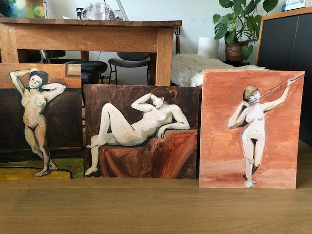 schilderijen, Antiek en Kunst, Kunst | Schilderijen | Klassiek, Ophalen